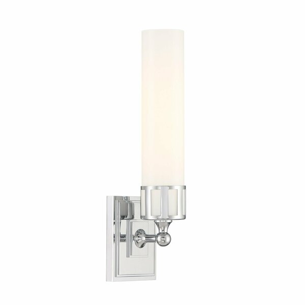 Norwell Astor 1 Light Sconce - Chrome 9651-CH-SO